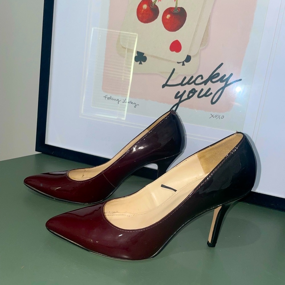 Nine West Burgundy Ombre Women's Heels